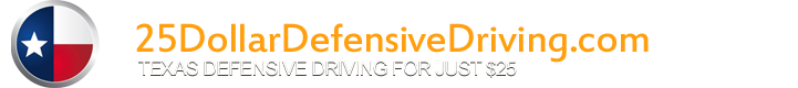 $25 Texas Defensve Driving